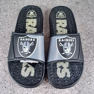 Las Vegas Raiders NFL Football Sport Shower Gel Slide Flip Flop Sandals Shoes